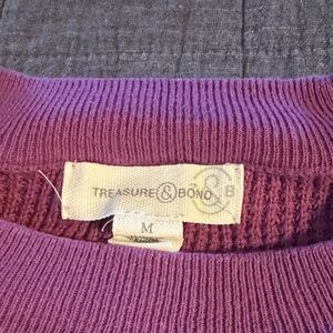 Treasure & Bond Women's Sweater in Purple